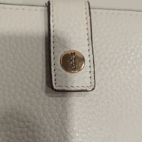 Lodis White Leather Wallet - Picture 2 of 10